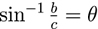 アークサイン(逆正弦) arcsinθの公式