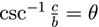 アークコセカント(逆余割) arccscθの公式