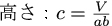 直方体の体積から1辺の公式